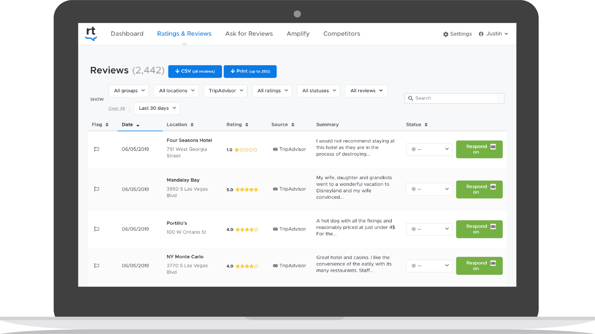 ReviewTrackers